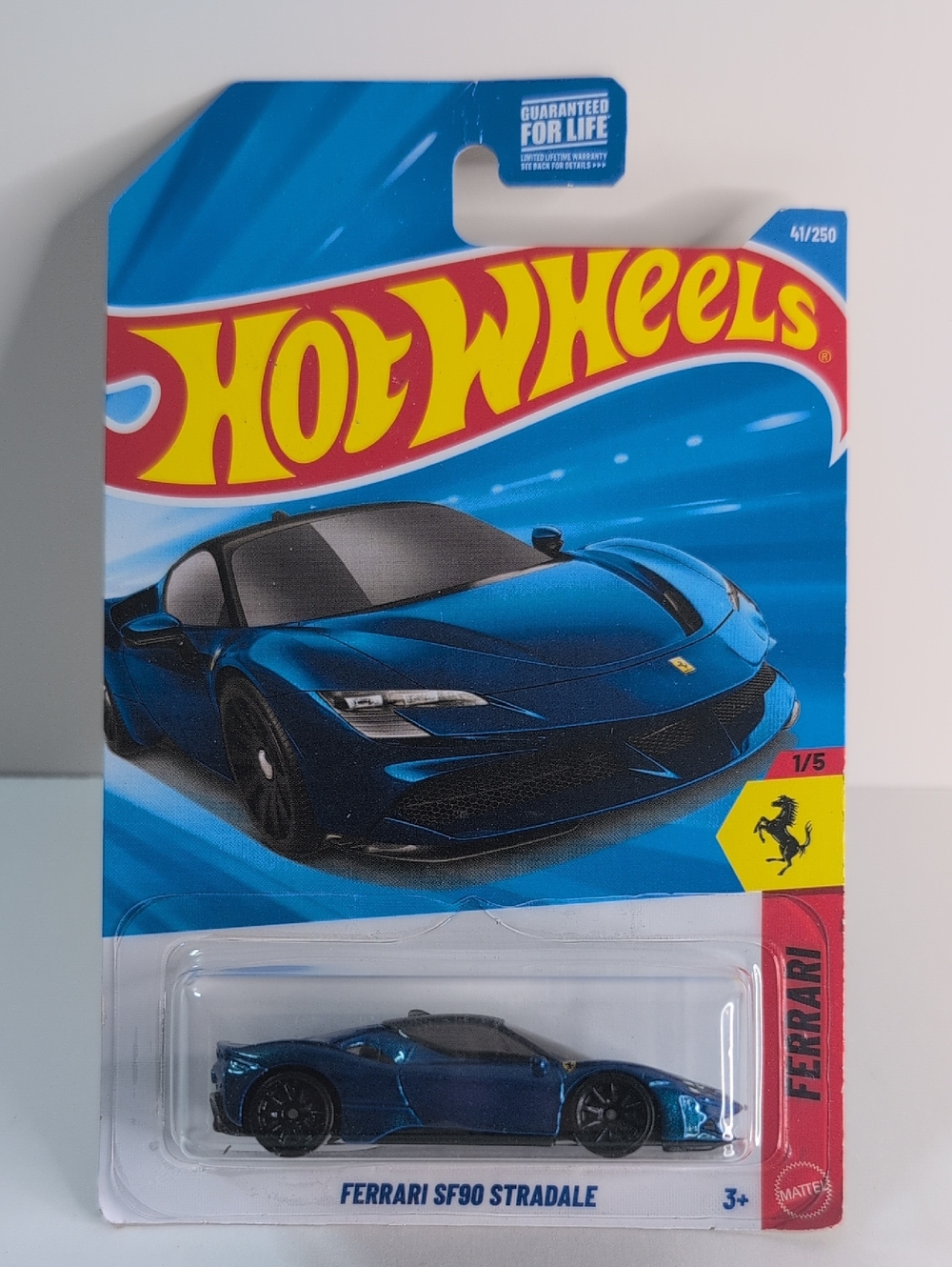 Hot Wheels Ferrari SF90 Stradale Midnight Blue 41/250 Mattel NEW Ships In Box